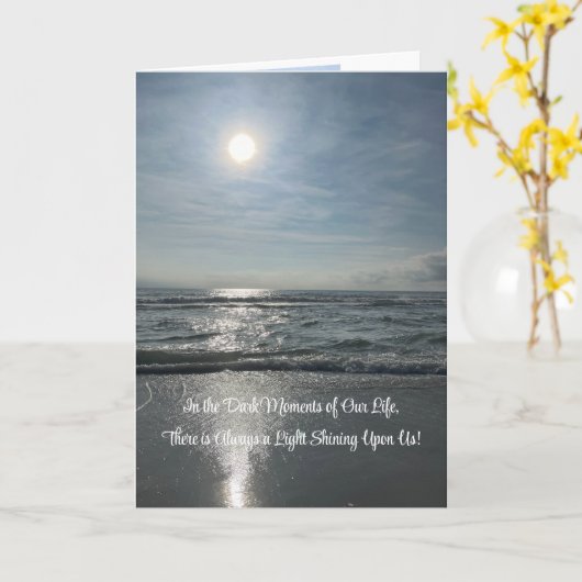 私たちの生活の闇の中で,カード カード (黄色い花)