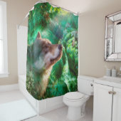 私たちの生活を自由にするオオカミの家族 シャワーカーテン (インサイチュ)