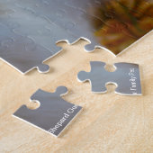 私たちの白いスイスのシェパード私たちの家族ペットジグソーパズ ジグソーパズル (側面)