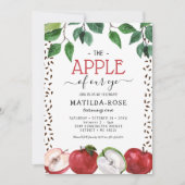 私たちの目と鼻の先の子供の誕生日招待状 招待状 (正面)