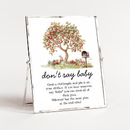 私たちの目の上の秋のりんご Don't Say Baby サイン