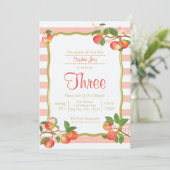 私たちの目の中のリンゴの誕生日招待状 招待状 (スタンド正面)