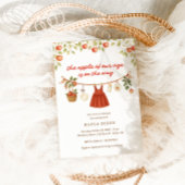 私たちの目の中のリンゴ オータム フォール ベイビー シャワー 招待状