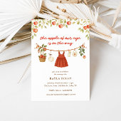 私たちの目の中のリンゴ オータム フォール ベイビー シャワー 招待状