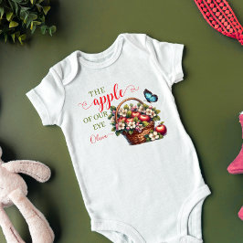 私たちの目の中のリンゴ ベビーボディスーツ