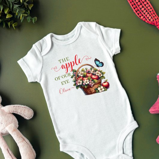 私たちの目の中のリンゴ ベビーボディスーツ