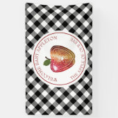 私たちの目の果樹園のリンゴのプライド赤ちゃんシャワー 横断幕 (縦)