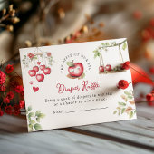 私たちの目の赤ちゃんシャワーの甘いリンゴ エンクロージャーカード