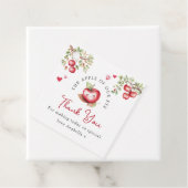 私たちの目の赤ちゃんシャワーの甘いリンゴ フェイバータグ (インサイチュ)