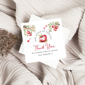 私たちの目の赤ちゃんシャワーの甘いリンゴ フェイバータグ