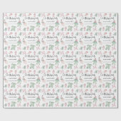 私たちの眠っている美しいの赤ちゃんシャワー ラッピングペーパー (フラット)