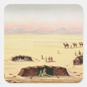 私たちの砂漠のキャンプ スクエアシール (正面)