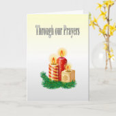 私たちの祈りの言葉 カード (黄色い花)