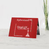 私たちの神の名前イエスキリスト写真グリーティングカード カード (正面)