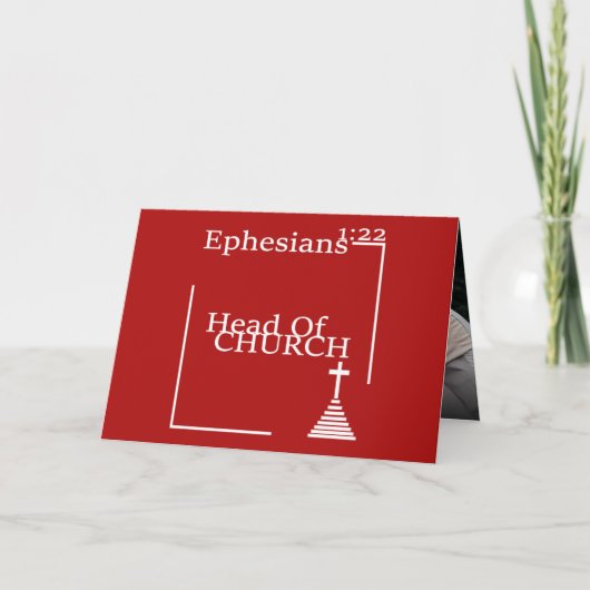 私たちの神の名前イエスキリスト写真グリーティングカード カード (正面)