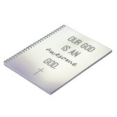 「私たちの神は神素晴らしである」手帳 ノートブック (左側)