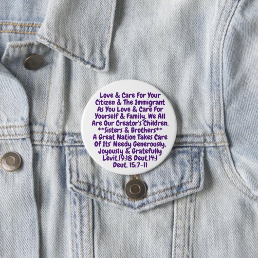 私たちの神聖な価値を生きるボタンのリマインダー 缶バッジ (インサイチュ)