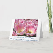 私たちの素晴らしい娘にとって、お母さんの日は幸せです!カード カード (裏面)