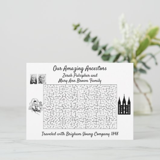 私たちの素晴らしい祖先の写真懇親会招待状 (スタンド正面)