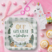 私たちの素晴らしアドベンチャーベビーシャワープレート ペーパープレート (パーティー)