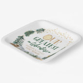 私たちの素晴らしアドベンチャーベビーシャワープレート ペーパープレート (傾斜あり)