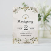 私たちの素朴な食事で感謝祭を祝いましょう 招待状 (スタンド正面)