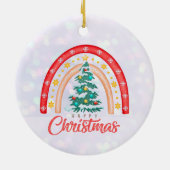 私たちの結婚した初めてのクリスマスのミスター&ミセス セラミックオーナメント (裏面)