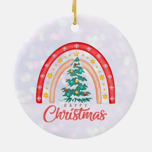 私たちの結婚した初めてのクリスマスミスター・アンド・ミセス・セラミック・オルナム セラミックオーナメント (裏面)