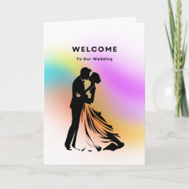 私たちの結婚へようこそ カード