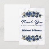 私たちの結婚式に来てくれてありがとう サンキューカード (正面/裏面)