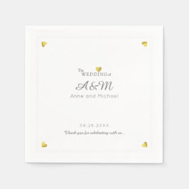 私たちの結婚式のレセプションスタンダードカクテル スタンダードカクテルナプキン