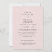 私たちの結婚式の招待状（スペイン語と日本語） 招待状 (裏面)