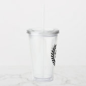 私たちの結婚式の日に私たちと一緒にいてくれてありがとう アクリルタンブラー (右)