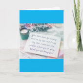 私たちの結婚式の日に、Uのための特別なカードで愛 カード (正面)