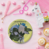 私たちの結婚式の日（花）紙プレート ペーパープレート (パーティー)