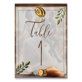 私たちの結婚式の日Blissテーブル番号 テーブルナンバー