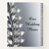 私たちの結婚式プランジャーナル 8.5" x 11" ノート (裏面)