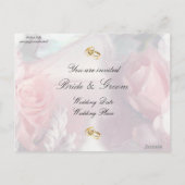 私たちの結婚式招待状はがき インビテーションポストカード (裏面)