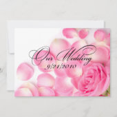 私たちの結婚式 招待状 (正面)