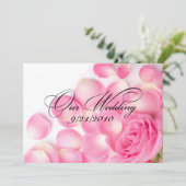 私たちの結婚式 招待状 (スタンド正面)