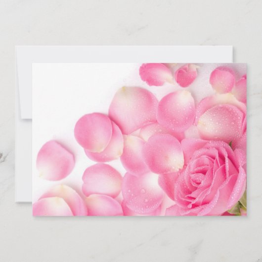 私たちの結婚式 招待状 (裏面)