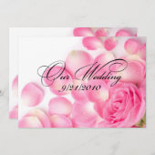 私たちの結婚式 招待状 (正面/裏面)