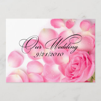 私たちの結婚式 招待状