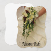 私たちの結婚式 - 日本語の結婚式招待状 招待状 (正面/裏面)