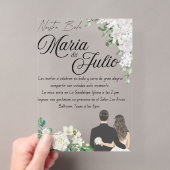 私たちの結婚式/Nuestra+Boda/Our+Wedding アクリル招待状 (インサイチュ (ポータブル))