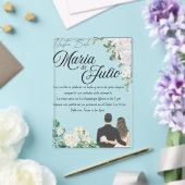 私たちの結婚式/Nuestra+Boda/Our+Wedding アクリル招待状 (インサイチュ (ウェディング))