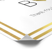 私たちの結婚披露宴愛を歓迎する ポスター (角)