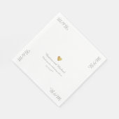 私たちの結婚披露宴 スタンダードランチョンナプキン (角)