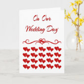 私たちの結婚記念日のカードに カード (黄色い花)