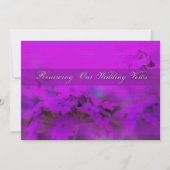 私たちの結婚誓いを更新する – 招待状 (正面)